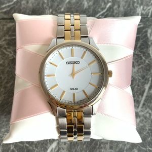 Seiko Two-Tone Stainless Steel Watch 39mm